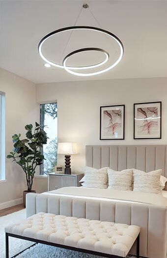 Suspended Downlight Bedroom Install